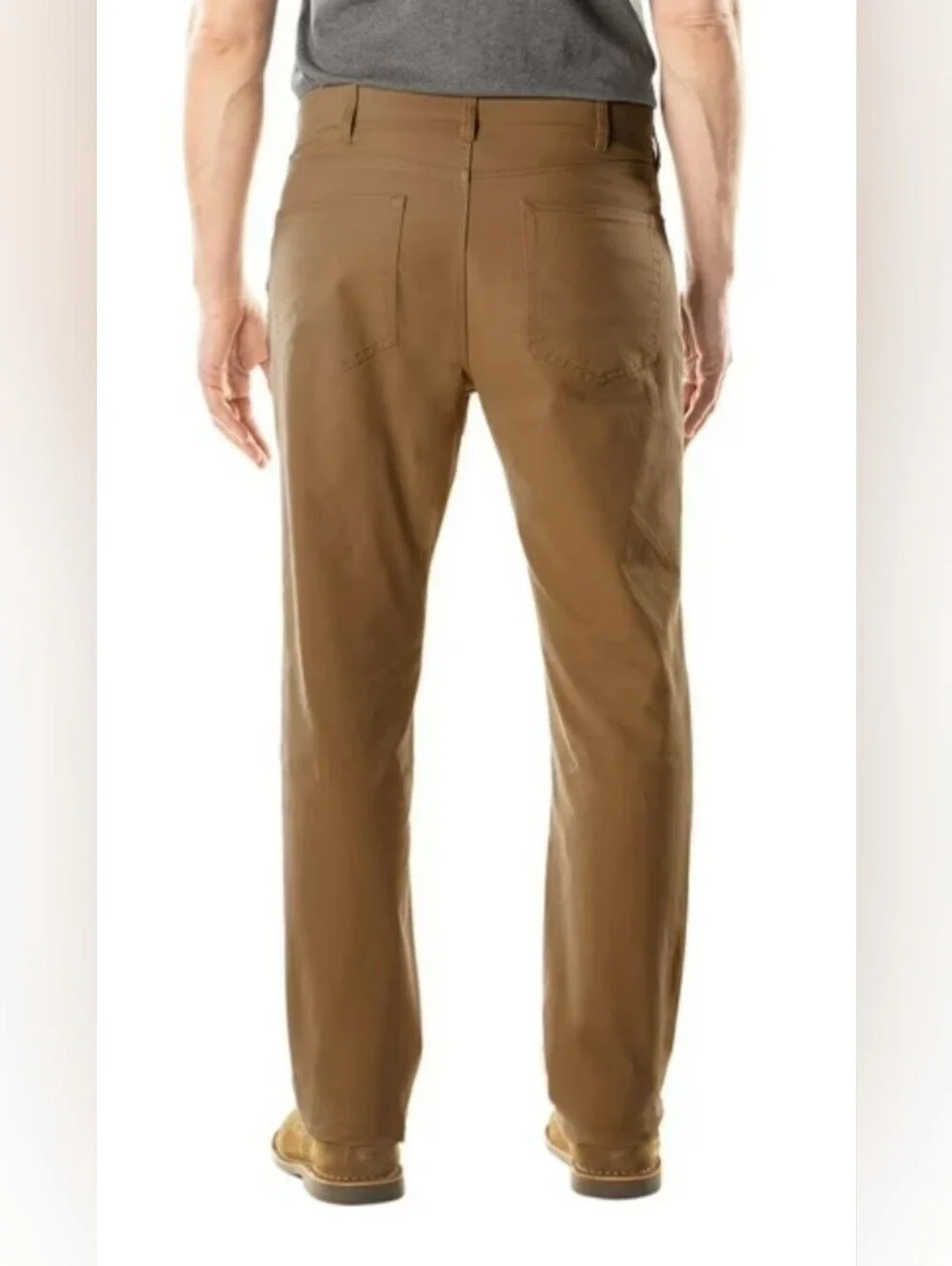 Member's Mark Mason Mens Brown Tile  Straight Fit 5 Pocket Pant Size 40 X 30